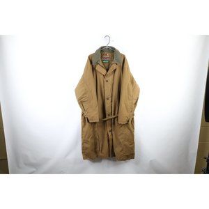 Vintage 90s John Partridge XL Goretex Waterproof Insulated Belted Trench Coat